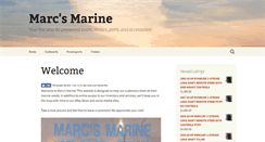 Desktop Screenshot of marcs-marine.com